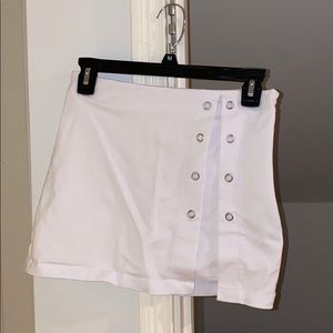 Sexy White Mini Shirt